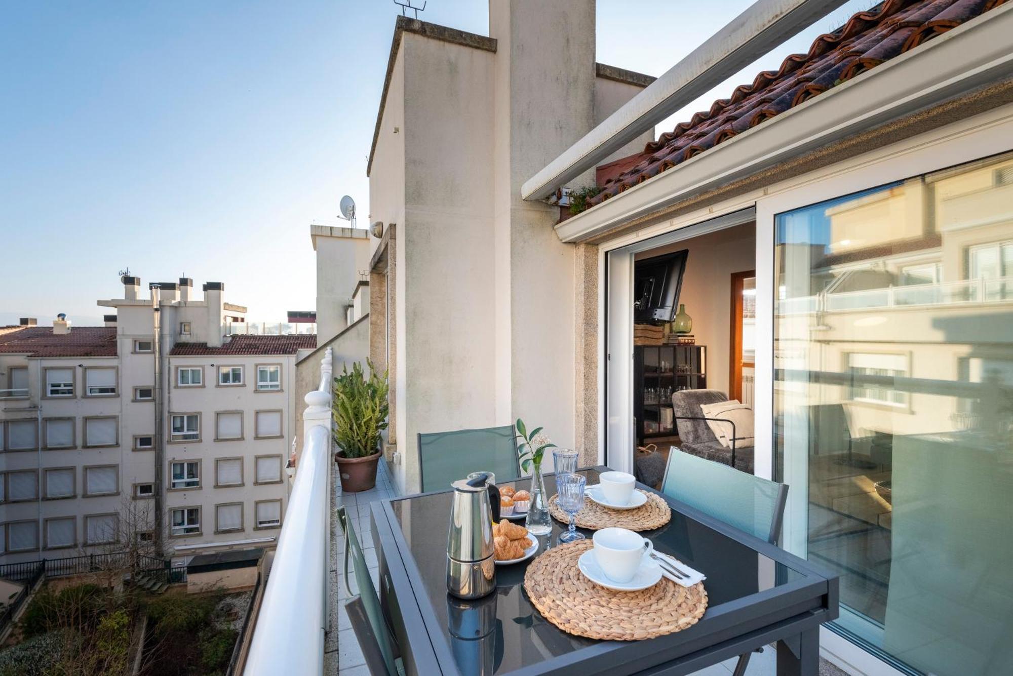 Apartamento Playa Silgar -50 M Playa Con 2 Garajes Y 3 Dormitorios سانكسينكسو المظهر الخارجي الصورة