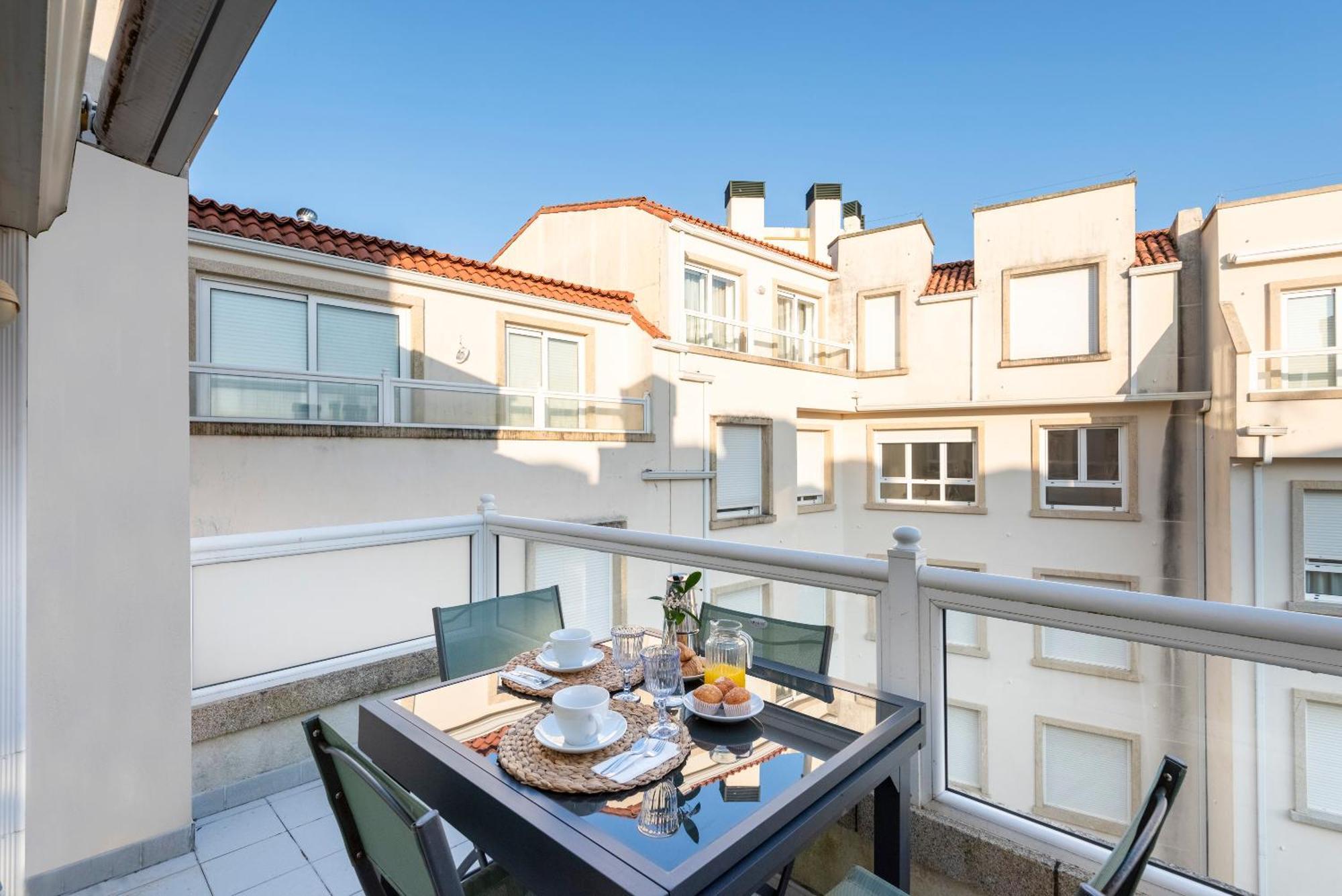 Apartamento Playa Silgar -50 M Playa Con 2 Garajes Y 3 Dormitorios سانكسينكسو المظهر الخارجي الصورة