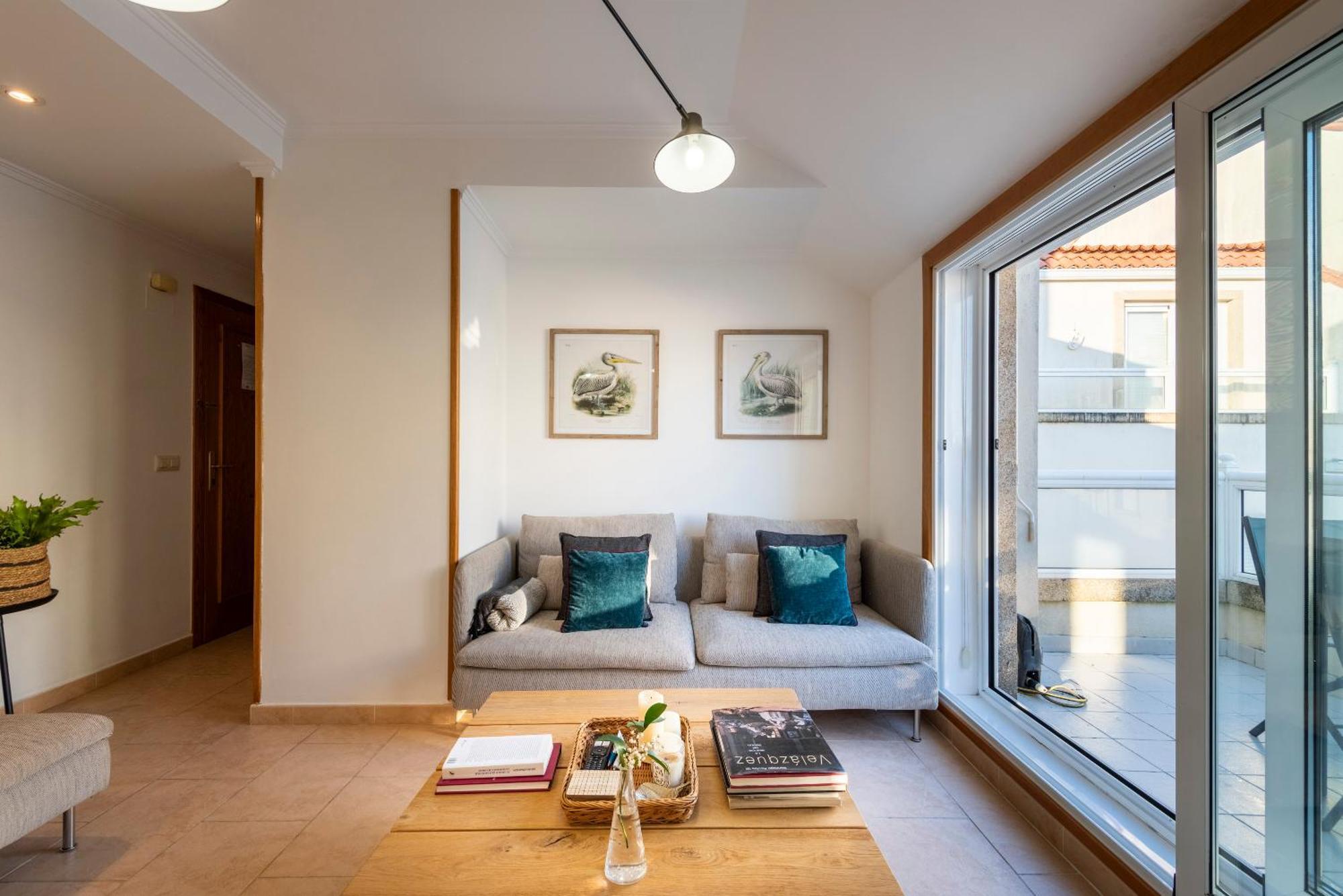 Apartamento Playa Silgar -50 M Playa Con 2 Garajes Y 3 Dormitorios سانكسينكسو المظهر الخارجي الصورة